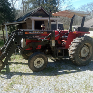 Massey Ferguson | Massey Ferguson 390 Tractor with Westandorf Loader, Bucket  Spear