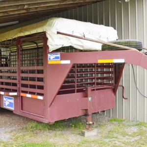 Burnley Rd Equipment Sale | Gooseneck Cattle Trailer