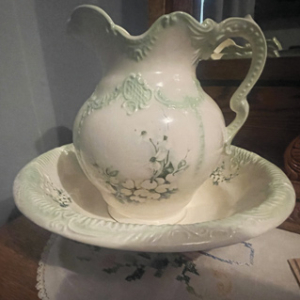 Ceramic Bowl & Pitcher