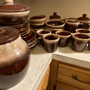 Kathy Kale Brown Dip Pottery | Katy Kale Brown Dip Pottery