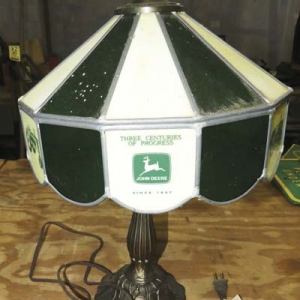 John Deere Lamp | Vintage John Deere Tiffany Style Lamp