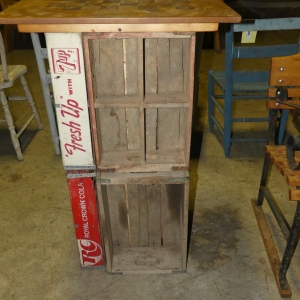 Checkerboard Game Table | Drink Crate Checkerboard Table