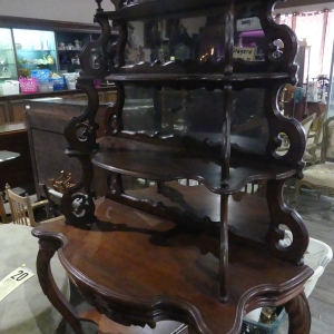 Victorian Walnut Etagere | Downtown Antique Mall