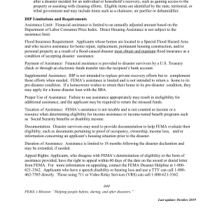 FEMA Individual & Household | FEMA Individual & Household page 3