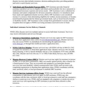 FEMA Individual Assistance | FEMA Individual Assistance Information Page 2