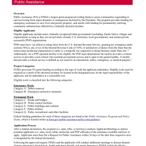 FEMA Public Assistance | FEMA Public Assistance for March Tornado