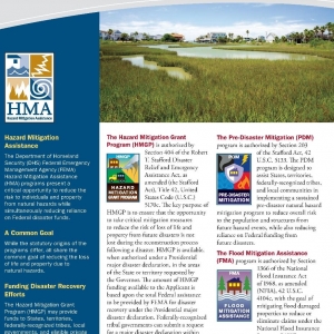 FEMA Grant Programs | FEMA  The Hazard Mitigation Assistance Grant Programs