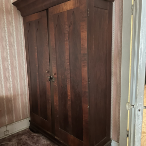Walnut Wardrobe | 7ft Walnut Wardrobe from Estate of Uncle Dave Macon