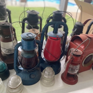 Hurricane & Rail Road Oil Lamps