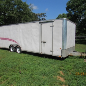 24&039; Ft Enclosed Wells Cargo Car Hauler Trailer | 940  S Maple St  Lebanon TN Absolute Auction
