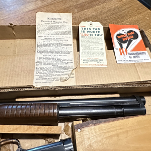 1953 Winchester | 1953 Winchester Model 12 16 Gauge Original Box