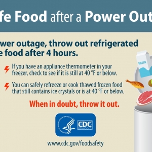 Eat Safe Food | Eat Safe after Power OutageCDC Food Safety