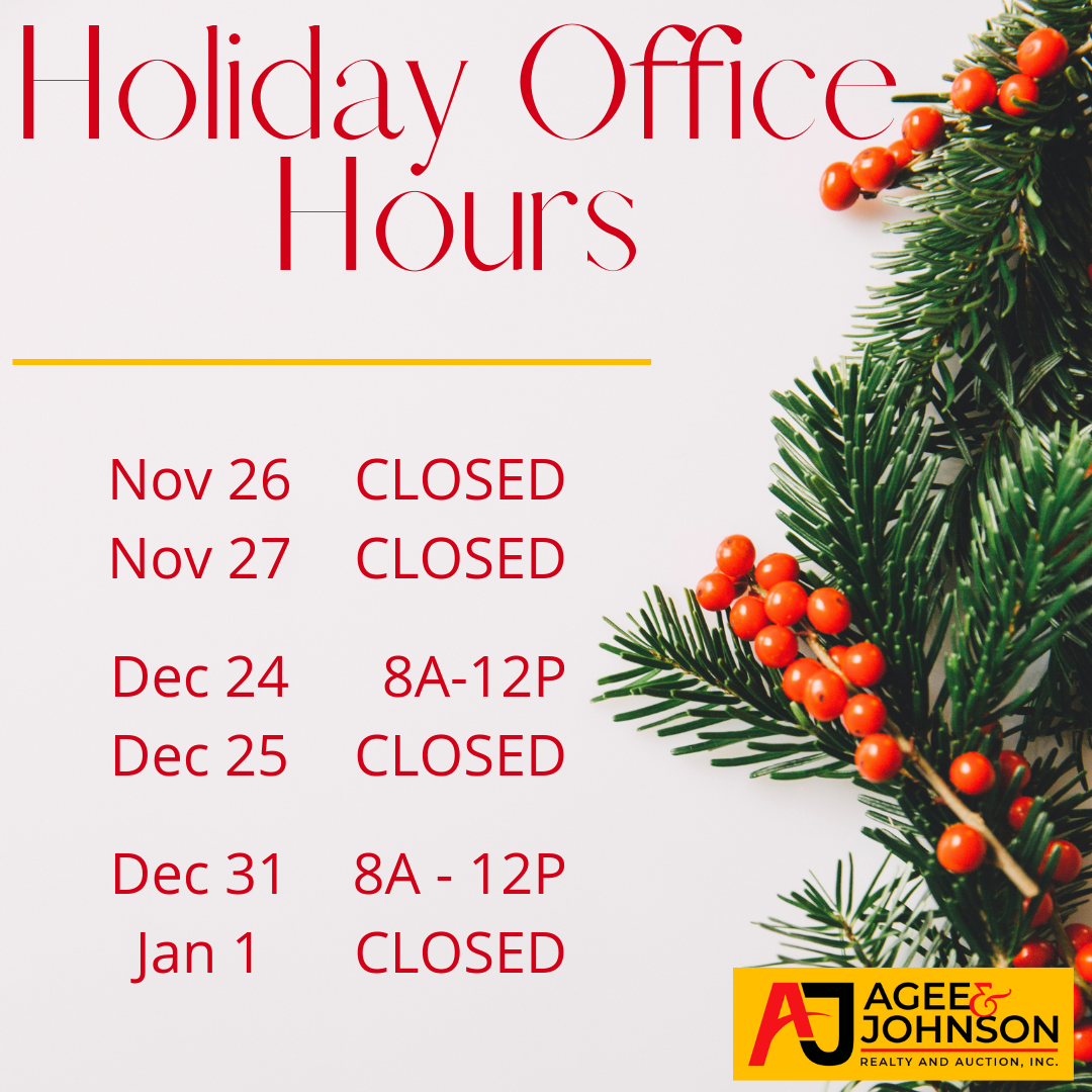 Holiday Hours