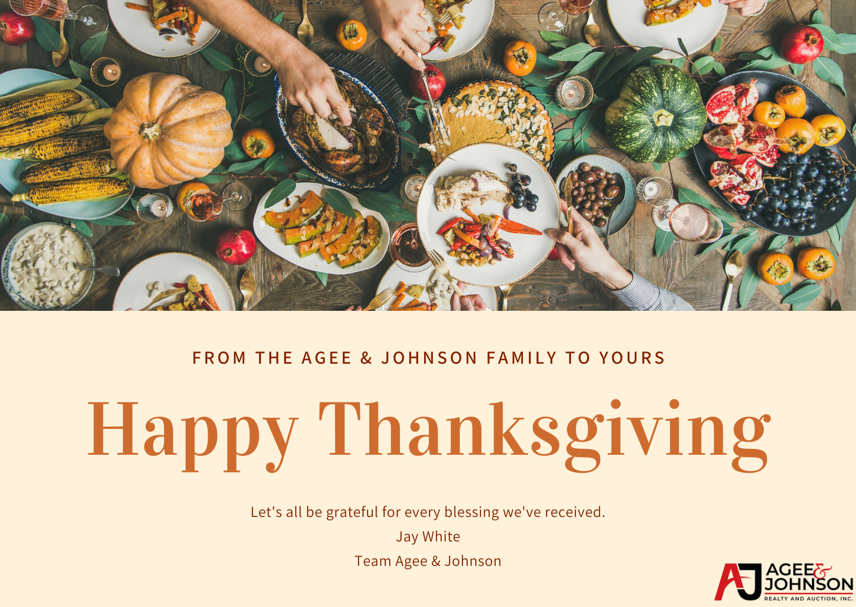 Agee & Johnson Thanksgiving
